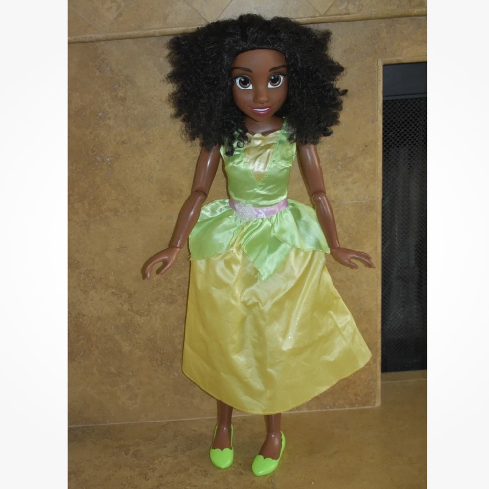 RARE LARGE Disney Princess and the Frog Tiana Doll 32" Big My Size Playdate Doll